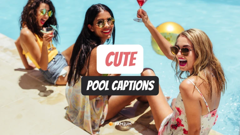 Cute Pool Captions for Instagram